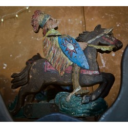 Un indien du manège Forain Tir à la carabine