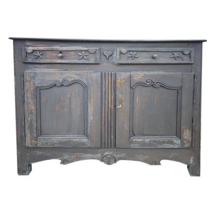 Buffet de montagne en noyer massif