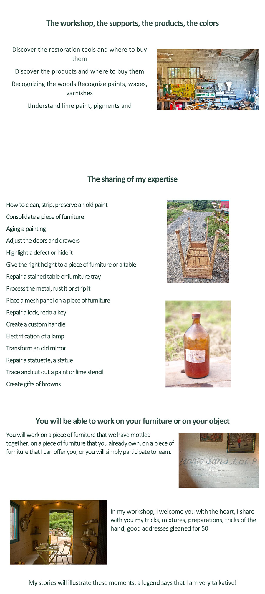 training and learning